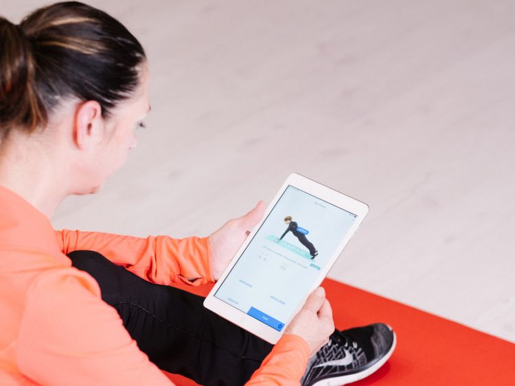 Zuhause trainieren mit der App