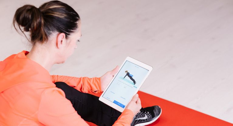 Zuhause trainieren mit der App